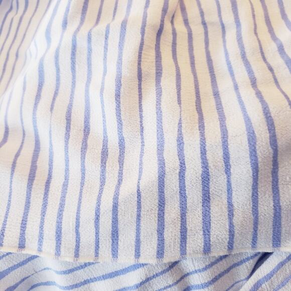 Walker & Wade NWOT Dana Periwinkle‎ Stripe Convertible Summer Maxi Dress Small - Picture 8 of 11